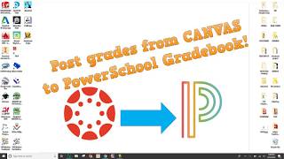 How to Post Grades from Canvas to PowerSchool Gradebook [upl. by Christel787]