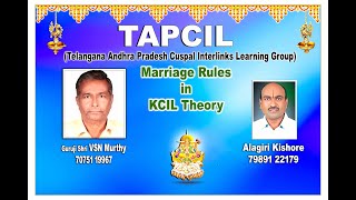 Marriage Rules in KCIL Theory [upl. by Heber]