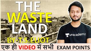 The Waste Land by TS Eliot With Most Important Exam Points बस इतना ही काफी है [upl. by Einej]