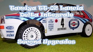 Tamiya tt02 Lancia Delta Integrale Second Upgrades [upl. by Aletse556]