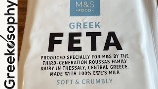 Feta Cheese Review Marks amp Spencer Greek Feta Uncovered [upl. by Anilev432]