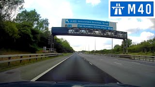 M40 Motorway  J1a M25 Motorway to J2 Beaconsfield A355 [upl. by Danuloff]