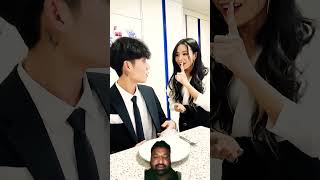 Funny bobbles challenge funny comedyprank mukbang viralvideo tiktokviral curecouple shorts [upl. by Golliner]