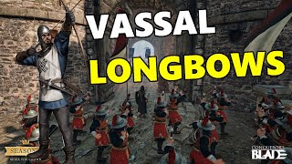 Conquerors Blade  Vassal Longbows  Getting Better [upl. by Harlen]