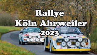 Rallye Köln Ahrweiler 2023  mix aus diversen WPs [upl. by Asiak]