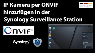 Überwachungskamera per ONVIF einbinden  Synology Surveillance Station  Beispiel INSTAR 2K Serie [upl. by Thatch788]