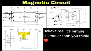 DC Machine Some Examples about Magnetic Circuit   Kurdish [upl. by Orpah]