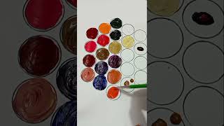 Mixing color color Art satisfying art idea please like and subscribe 🙏🙏 [upl. by Oralle169]