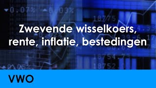 Zwevende wisselkoers rente inflatie bestedingen  Economie voor vwo  Wereldeconomie [upl. by Yrocej]