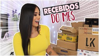 RECEBIDOS  MUITOS PRODUTOS DE CABELO E MUITA MAQUIAGEM [upl. by Yeldud]