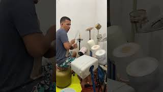 PAGODE NA BATERIA DE LATA shorts [upl. by Eerazed]