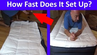 How Long To Inflate This Cherimor Air Mattress TestReview How Fast Speedtest [upl. by Peh]