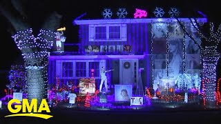 Were not ready for this familys epic Taylor Swiftinspired holiday light display [upl. by Nova]