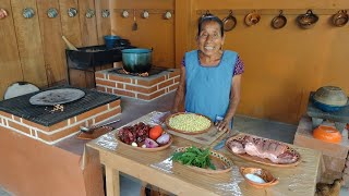 Los Mas Ricos FRIJOLES PERUANOS CON ESPINAZO DE PUERCO EN SALSA ROJA  Doña Lupita [upl. by Kris]