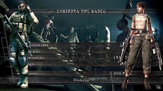 Resident Evil 5  Los Mercenarios Duo  Cubierta del Barco  Josh amp Rebecca SS 184 000 [upl. by Ydnamron890]