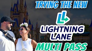 Trying Disneys NEW Lightning Lane Multi Pass Is it worth it [upl. by Yaras]