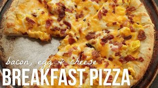 Bacon Egg amp Cheese Breakfast Pizza [upl. by Paten]