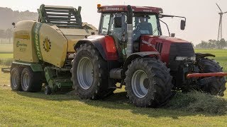 Neue Presswickelkombi Krone Comprima im Einsatz  CASE IH  KRONE  WELGER [upl. by Ole]