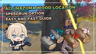 all inazuma wood location EASY AND FAST [upl. by Martinelli]