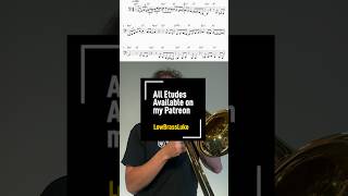 A fun etude based on “Satin Doll” for Bass Trombone trombonesolo basstrombone jazz solo [upl. by Hujsak6]