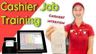 Cashier job training  cashier training  cashier job interview question and answer [upl. by Katina]