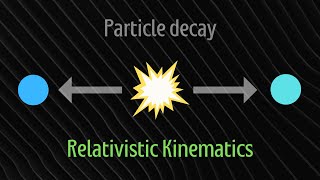 CSIRNET Physics Problem Relativistic Particle Decay [upl. by Ardnnaed]