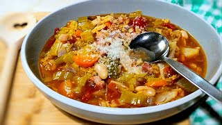 Minestrone Soup l The Easy One Pot Recipe [upl. by Anavrin95]