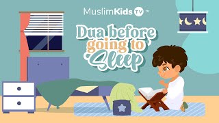 Islamic Dua Before Going To Sleep Kids Series [upl. by Oswin]