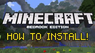 How to Download amp Install Minecraft Bedrock Edition [upl. by Goody]