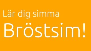 Lär sig simma bröstsim [upl. by Inaffyt682]