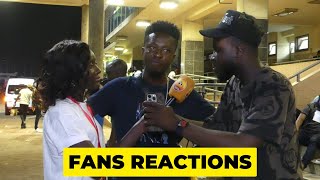 GHANA 01 ANGOLA  FANS REACT TO DISAPPOINTING DEFEAT AT THE BABA YARA STADIUM [upl. by Sneed712]