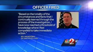 Officer fired after running man over in pursuit [upl. by Annaoi220]