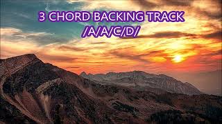 3 CHORD BACKING TRACKJAM in ACD [upl. by Woodberry]