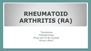 Rheumatoid arthritis RA Introduction Pathophysiology and Treatment 🏥 [upl. by Adiana]