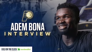 Indiana Pacers PreDraft Workouts Adem Bona 1on1 Interview June 20 2024 [upl. by Zehcnas]