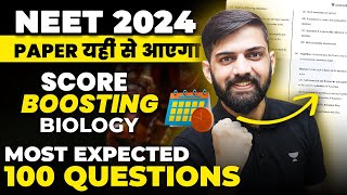 NEET Biology Most Expected Questions 2024  Biology Full Syllabus Mock test for NEET 2024  Test 1 [upl. by Tavie67]