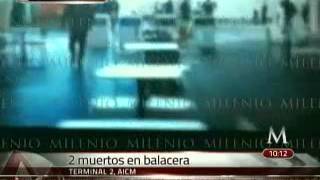 Suben video momentos después de la balacera del AICM a Twitter [upl. by Ecnatsnok]