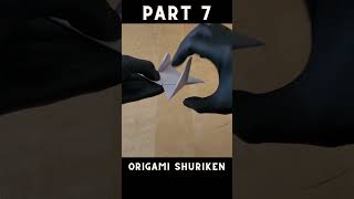 Origami Shuriken Tutorial How to Fold a Ninja Star with Paper Part 7 [upl. by Uund]