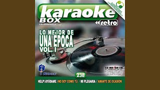 Ansiedad Karaoke Version [upl. by Llenor]