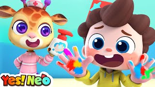 Wash Your Hands Baby  Clean Hands Song  Good Habits Song  Nursery Rhymes amp Kids Songs  Yes Neo [upl. by Eednas910]