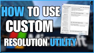 FOR PC USERS How to use Custom Resolution Utility CRU [upl. by Harragan174]