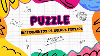 PUZZLE Instrumentos de cuerda frotada [upl. by Adnohsal]