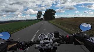 Triumph Speed Twin 1200 Onboard camera 4K SNAP Mounts Camera [upl. by Elvia808]