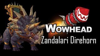 Zandalari Direhorn [upl. by Eartnoed473]