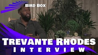 BIRDBOX  TREVANTE RHODES INTERVIEW [upl. by Simpkins465]