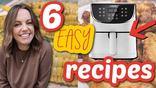 6 BeginnerFriendly Air Fryer recipes that are SO YUMMY Must make [upl. by Devinne]