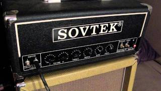 Cranked Sovtek MIG50 amp with DeArmond M70 guitar [upl. by Sarajane574]