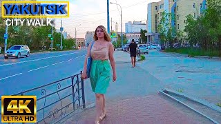 YAKUTSK Russia 4K Virtual Walking Tour Якутск [upl. by Reed]