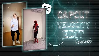 Capcut Velocity Edit Tutorial Like pro [upl. by Elidad740]