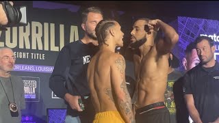 INTENSE REGIS PROGRAIS amp DANIELITO ZORRILLA WEIGH IN AHEAD OF BOUT IN NEW ORLEANS [upl. by Eihs]